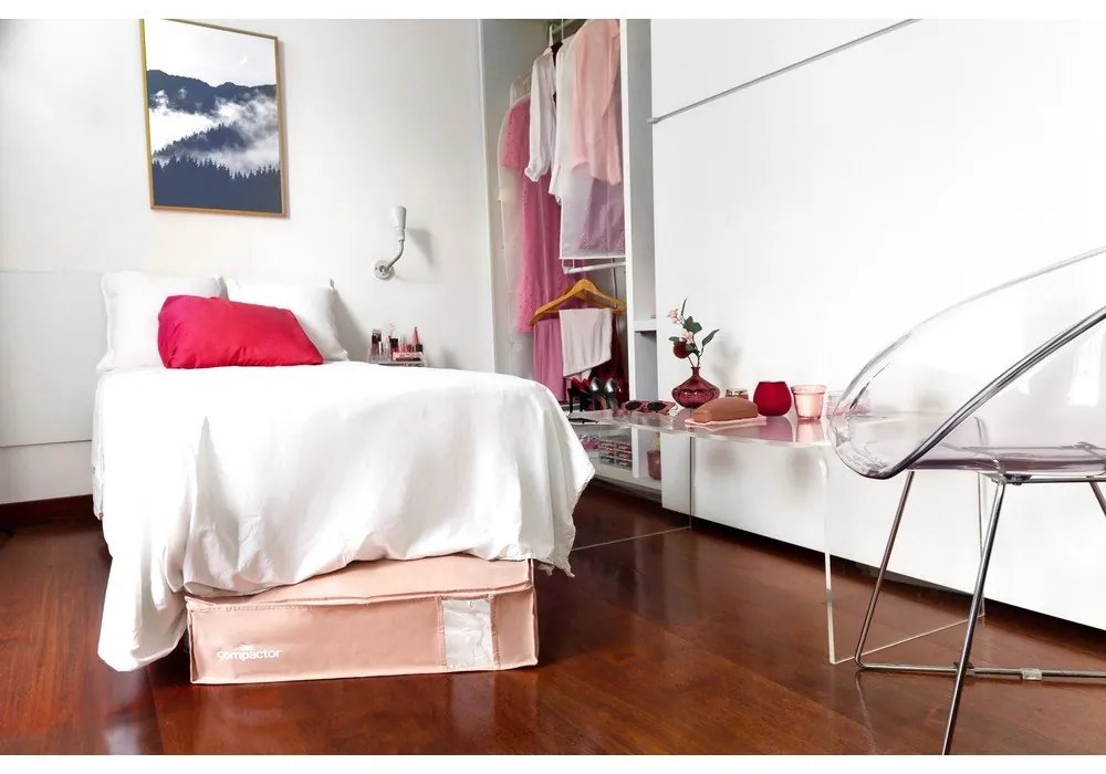 2 létra és kihúzható ruhatartó rúd szett - Compactor