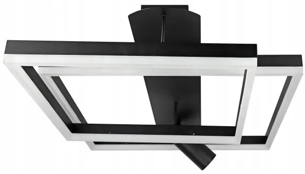 LED mennyezeti lámpa LED/38W/230V + 1xGU10/30W fekete