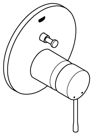 GROHE 24058DL1 - ESSENCE csaptelep kétirányú váltóval, rézszínű