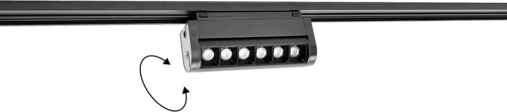 Antigo Komatsu Slim 6058 Sínreflektor 6x6W/LED 3000K 480lm IP20