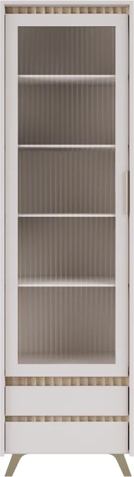 Vitrin, kasmír/sonoma tölgy, LONGY REG1W2S