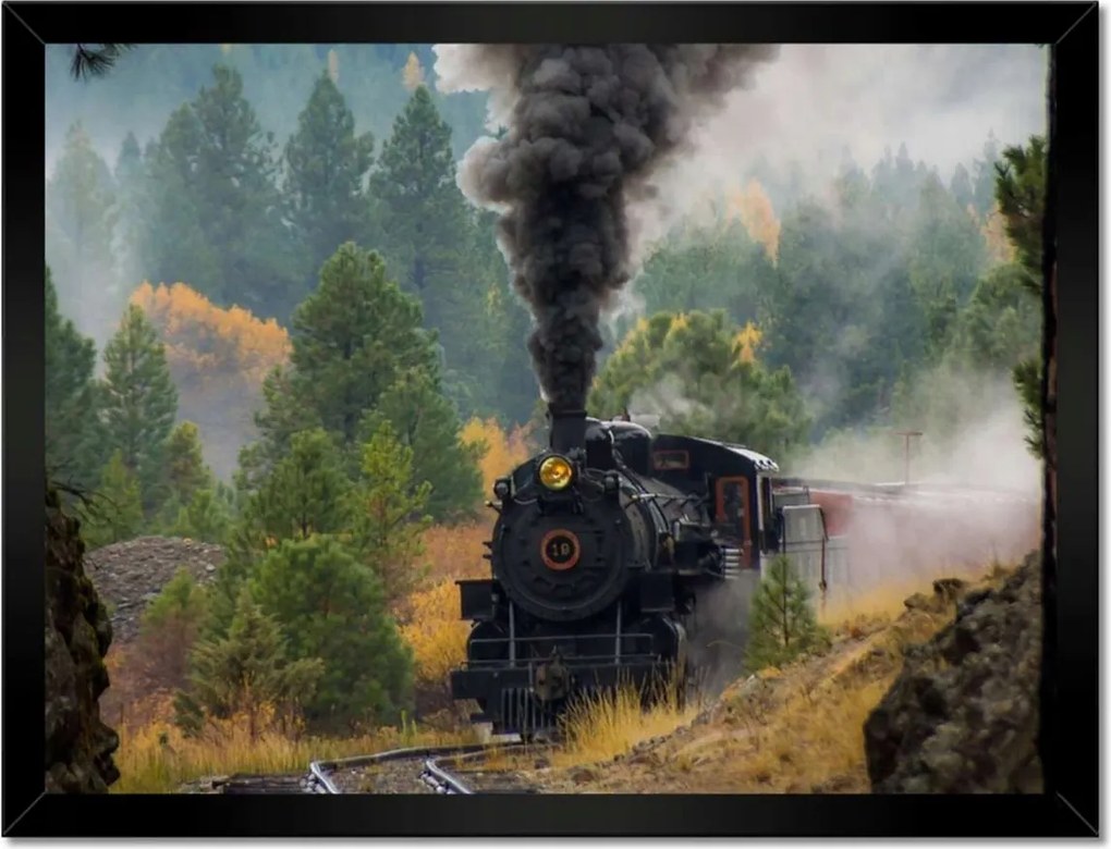 Poszterek keretben 40x30 Gőzmozdony
