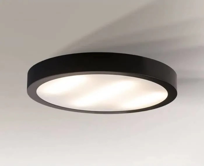 ANTIGO 8446 NOMI Kerek Mennyezeti Lámpa Fekete LED IP20