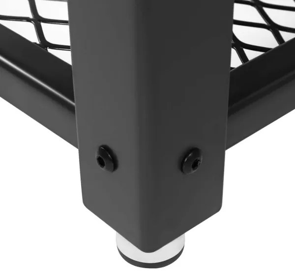 ELDUR oldalsó asztal, barna/fekete