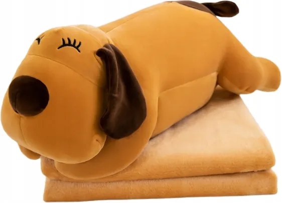 Plüss takaró poliészter 100 cm x 160 cm kutya