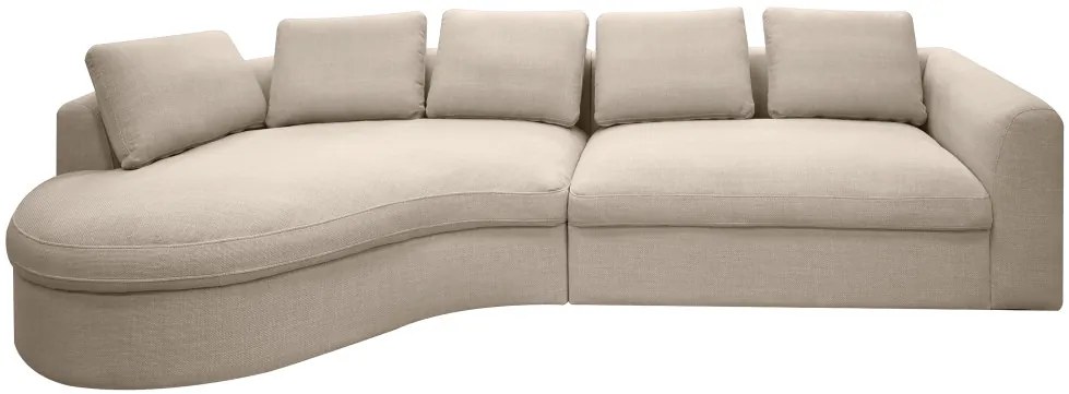 Clifton 2 személyes ottomános kanapé, balos