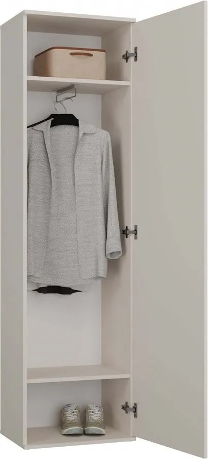 Duo tükrös szekrény, 50x180x35 cm, kasmír