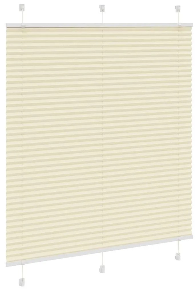 pliszírozott redőny krém 120x150 cm szövetszélesség 119,4 cm