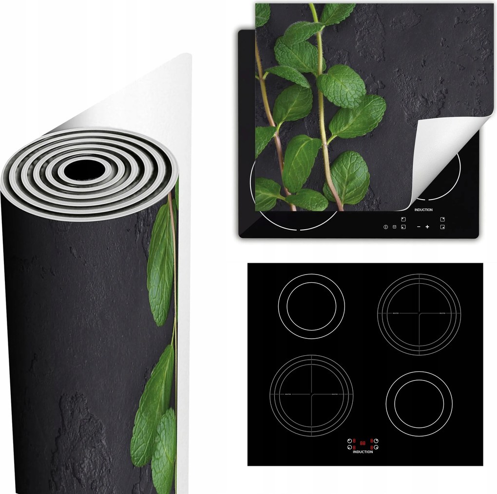 Tűzhelyvédő Szőnyeg Több Helyet Biztosít 60x52 menta