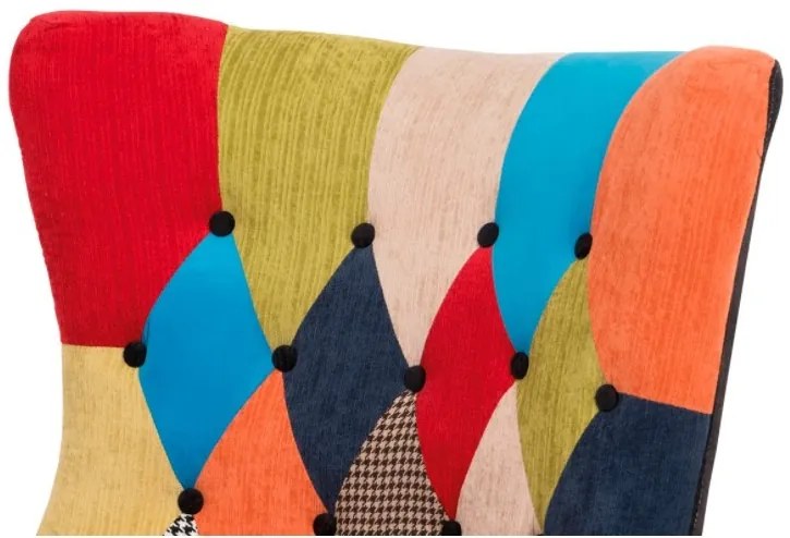 Tv És Pihenő Fotel Patchwork Színben Ak-101