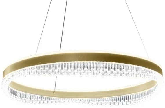 LED Csillár zsinóron LED/52W/230V átm. 60 cm arany