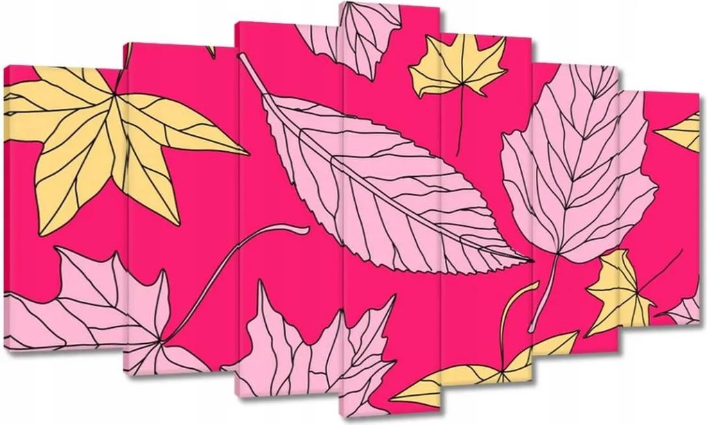 Vászonkép 140x80 Modern szárított levelek