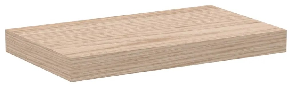 szerelt fa függőpolc 40 x 23,5 x 4 cm