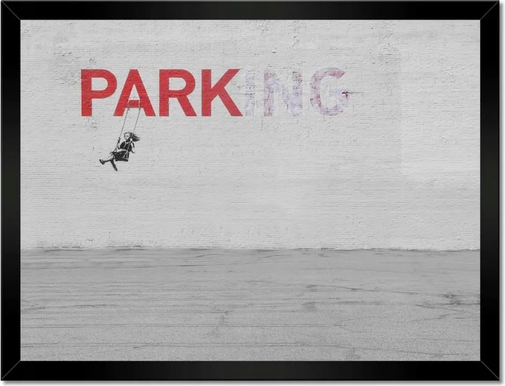 Poszterek keretben 40x30 Banksy Parkoló