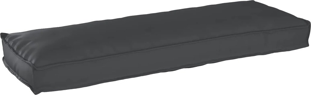 vidaXL Párna Fekete 120 x 40 x 8 cm Oxford Szövet