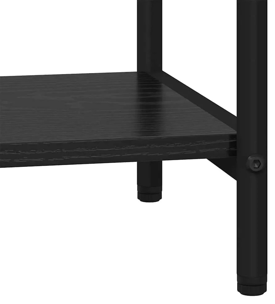 Könyvespolc Musta tammi 80 x 30 x 109 cm Faanyag