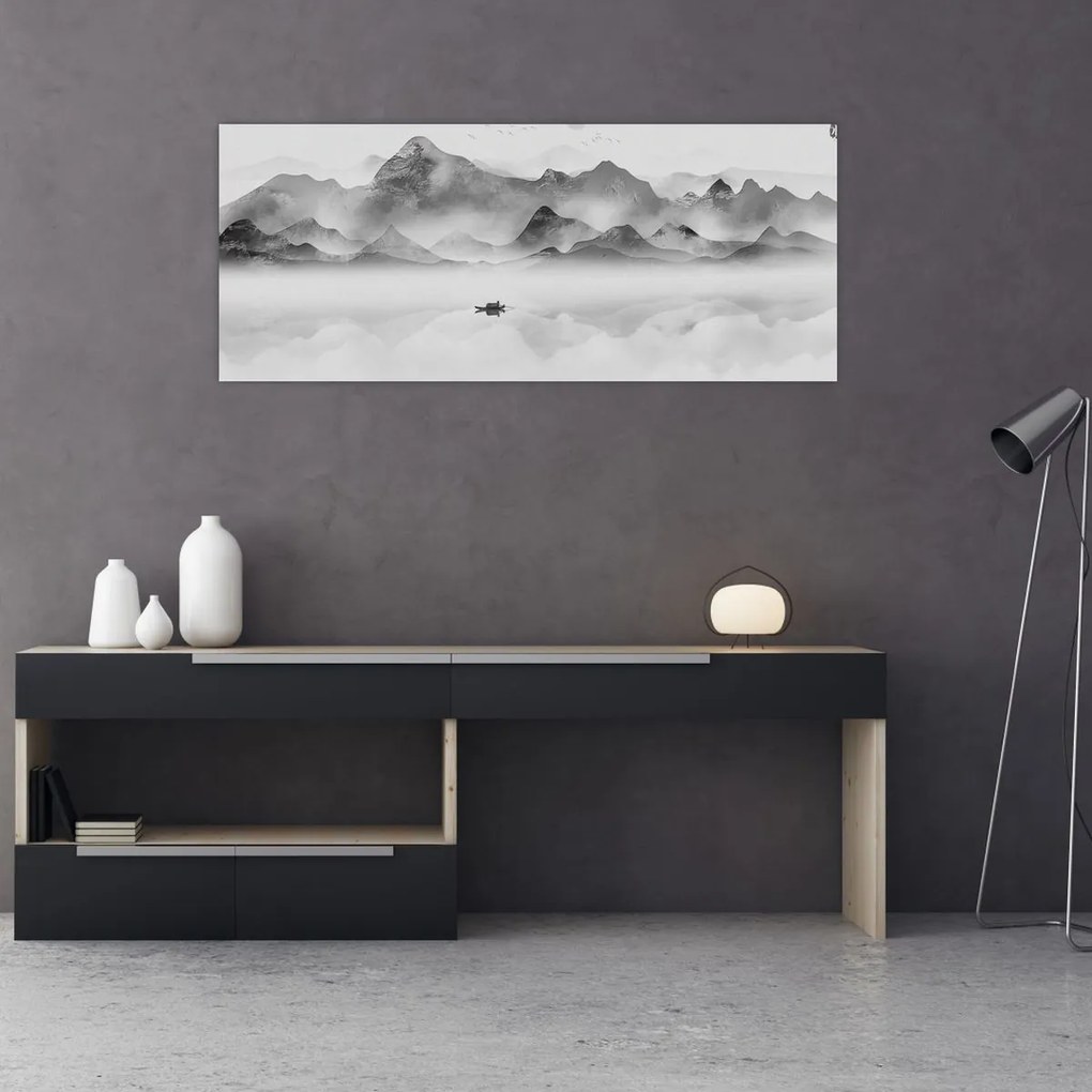 Kép - Japán tó (120x50 cm)