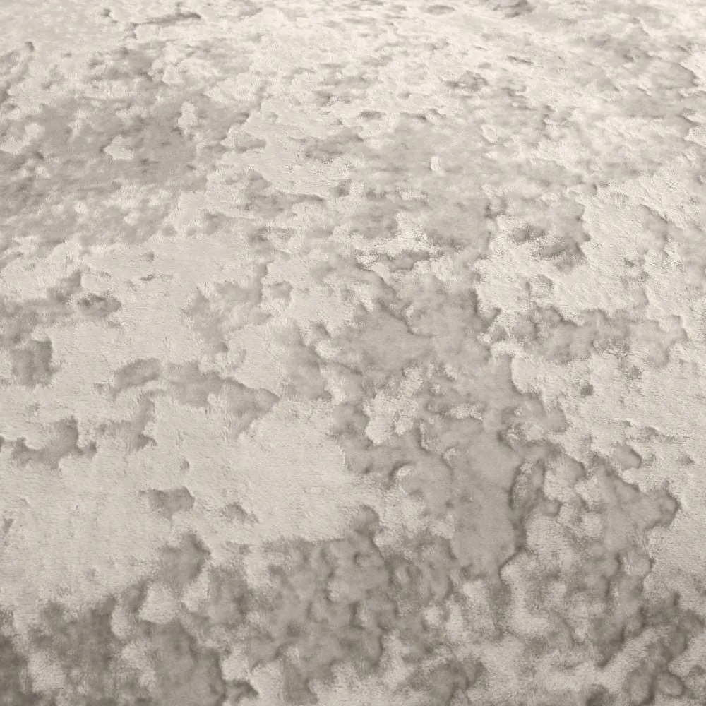 Bézs kétszemélyes bársony ágyneműhuzat 200x200 cm Crushed – Catherine Lansfield