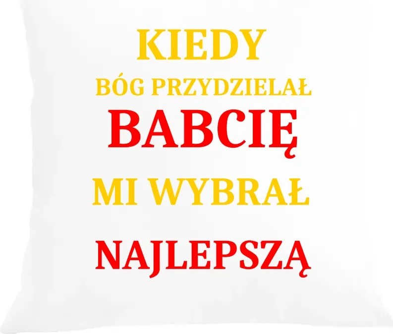 Párna párnahuzat Nagymama napja Ajándék Nagymama Isten