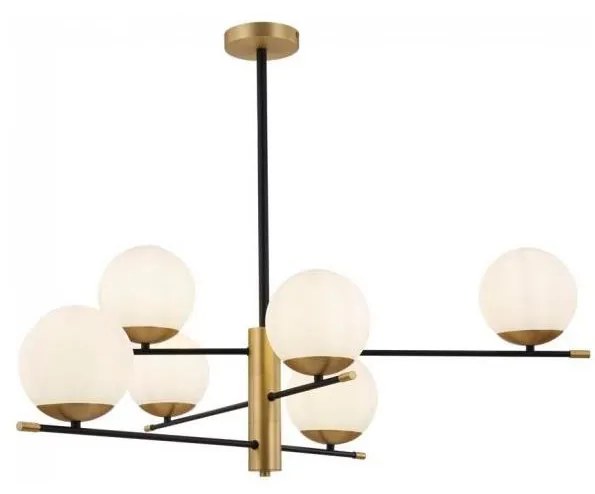 Maytoni MOD048PL-06G - Csillár rúdon NOSTALGIA 6xE14/40W/230V