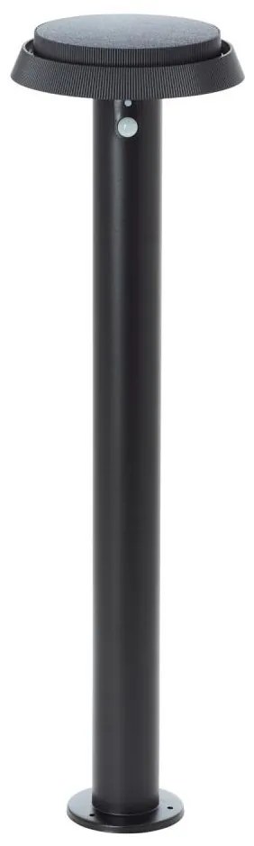 Brilliant - LED Napelemes lámpa érzékelővel ALVERO LED/4W/3,7V 70 cm IP44 fekete