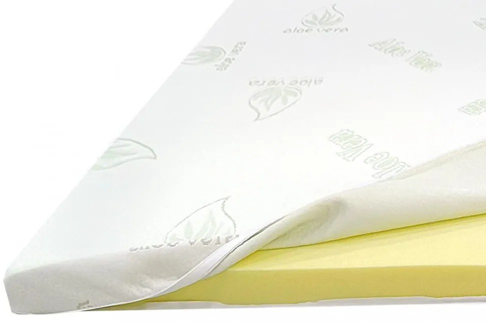 Ortho-Sleepy Memory Topper fedőmatrac 2 cm memory Aloe vera huzattal / 140x200 cm