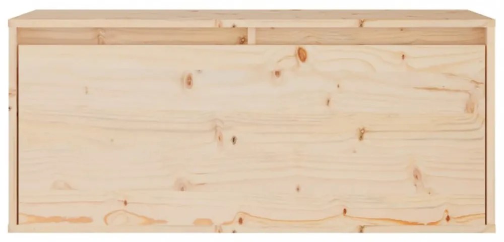 tömör fenyőfa faliszekrény 80 x 30 x 35 cm