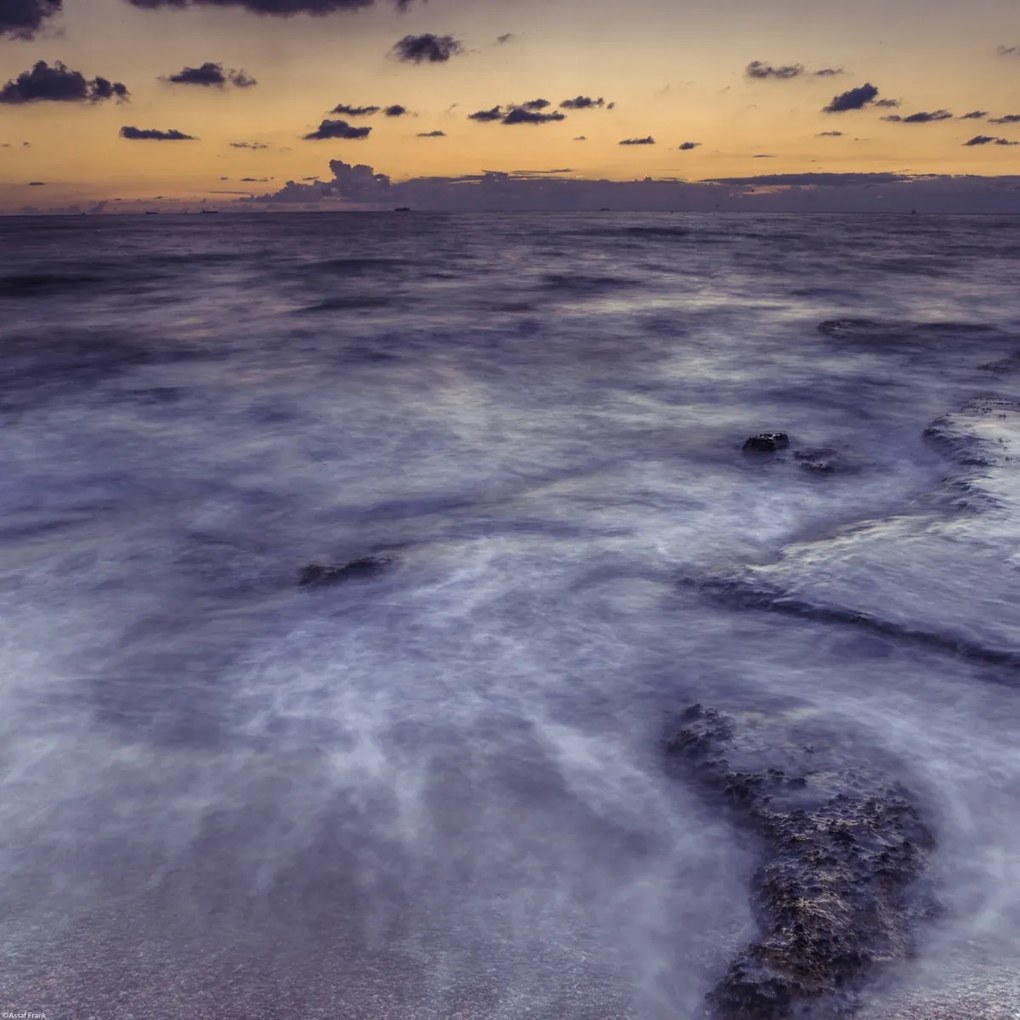 Poszter 40x40cm Tenger alkonyatkor, Assaf Frank