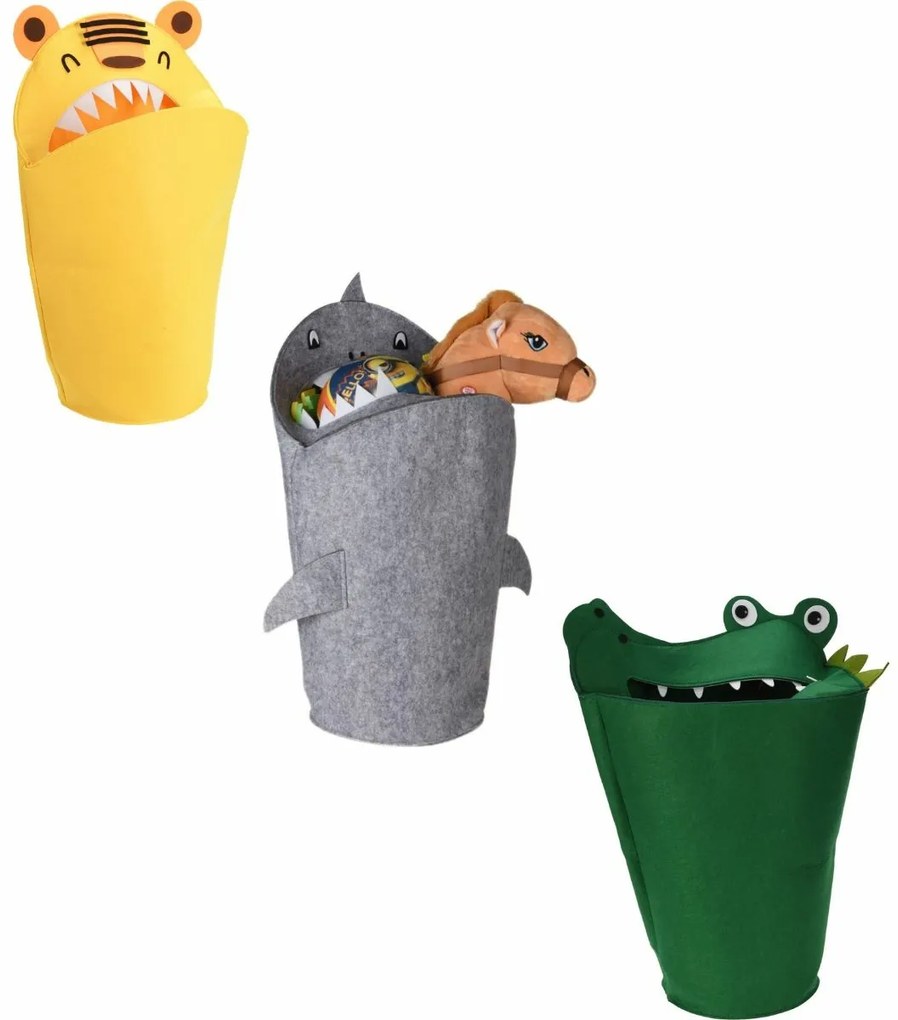 Hatu Kids tároló táska Shark, 40 x 65 x 30 cm, 40x 65 x 30 cm