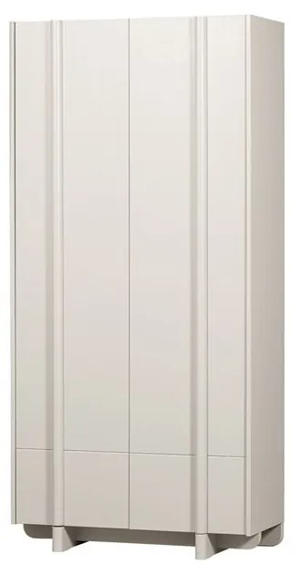 Krémszínű borovi fenyő moduláris szekrény 101x210 cm Basu – WOOOD