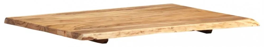tömör akácfa asztallap 80 x (50-60) x 2,5 cm