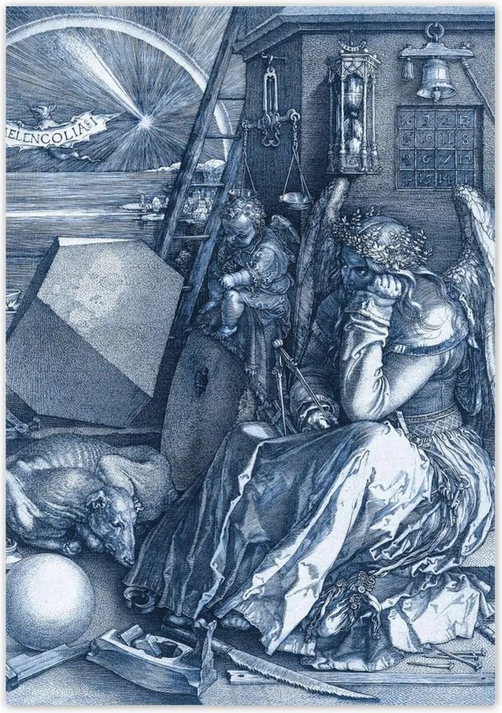 Poszterek 70x100 Albrecht Dürer Elmélkedés