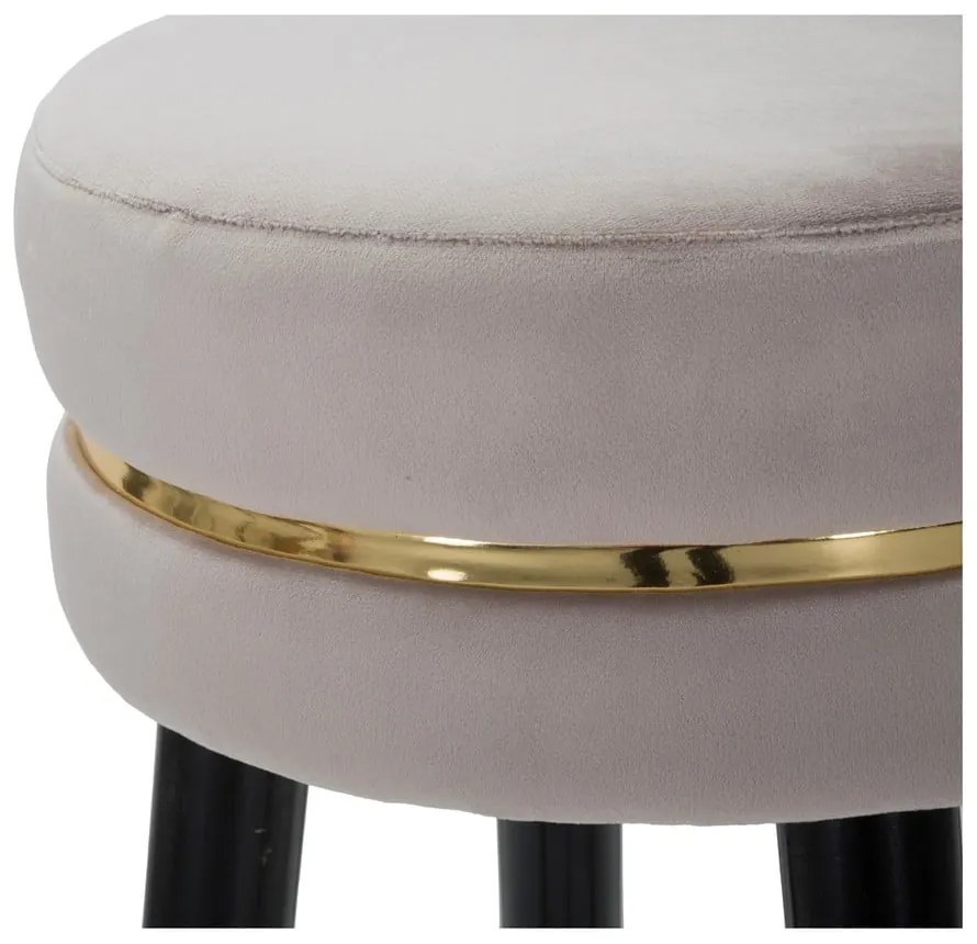 Világosszürke kárpitozott bárszék (ülésmagasság 74 cm) Paris – Mauro Ferretti