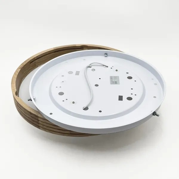 Brilagi - LED mennyezeti lámpa CARVALHO MODERN SLIM 2xE27/60W/230V, átmérő 37,5 cm, tölgy
