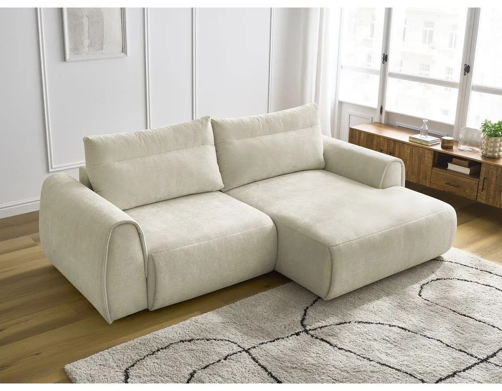 Bézs sarokkanapé Aden – Bobochic Paris