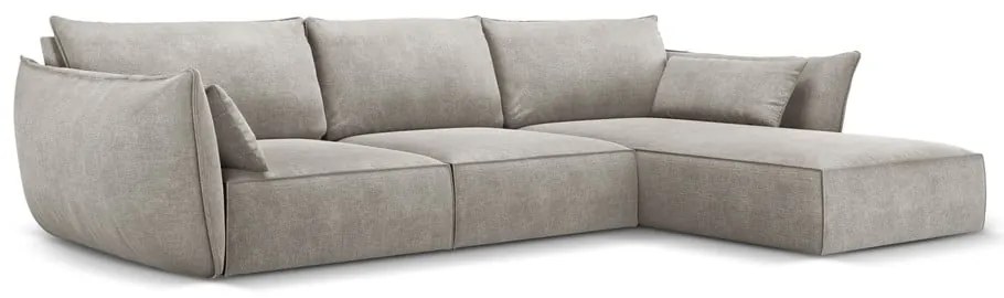 Világosszürke sarokkanapé (jobb oldali) Vanda – Mazzini Sofas
