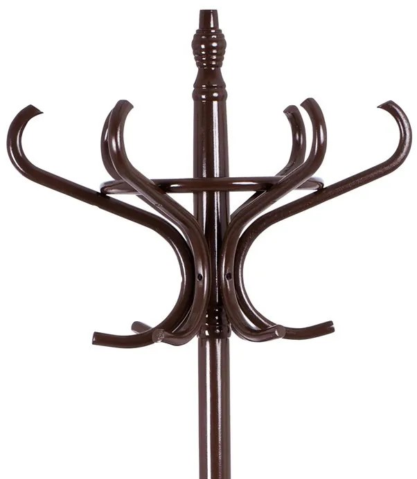 TömörFa Állófogas Sötétbarna Színben. Magassága: 185 CM F-2059