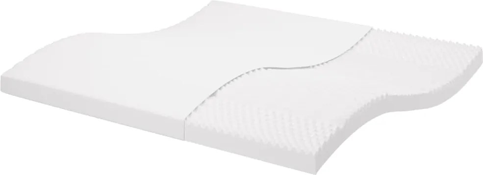 vidaXL fehér 7 zónás 20 ILD keménységű habmatrac 200 x 200 cm