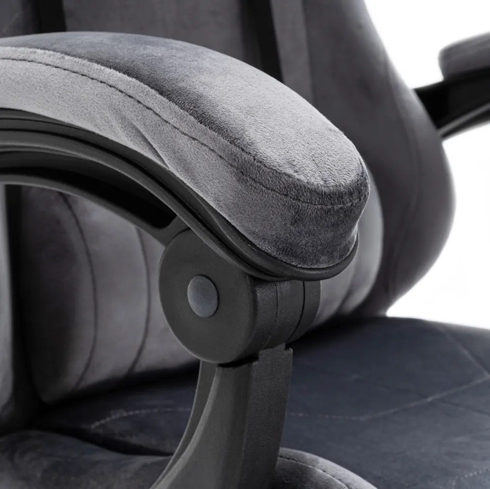 Irodai/gamer szék, szürke, LOPES