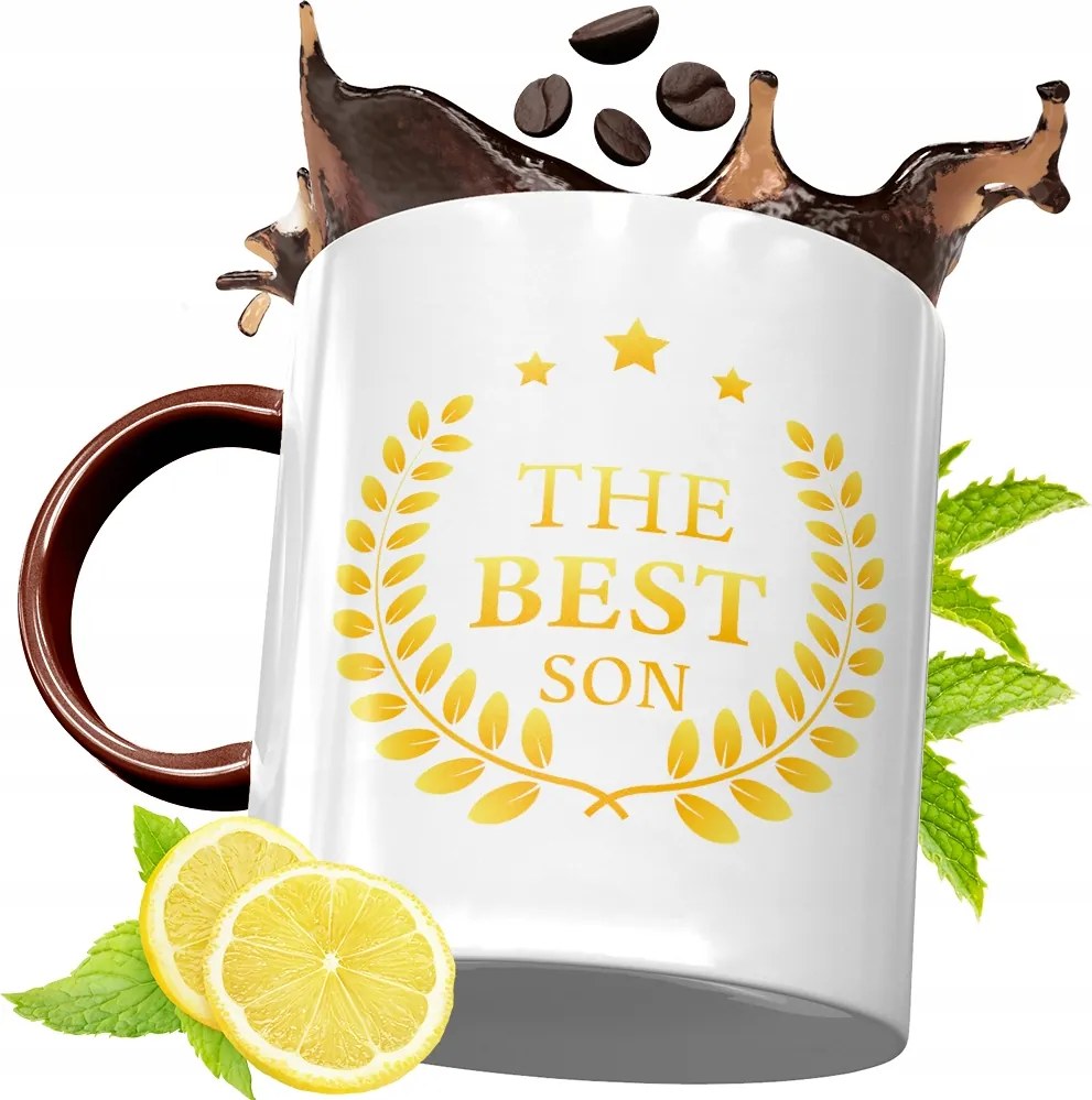 Bordó Bögre Fiúnak Születésnapi Ajándék fényképes nyomtatással