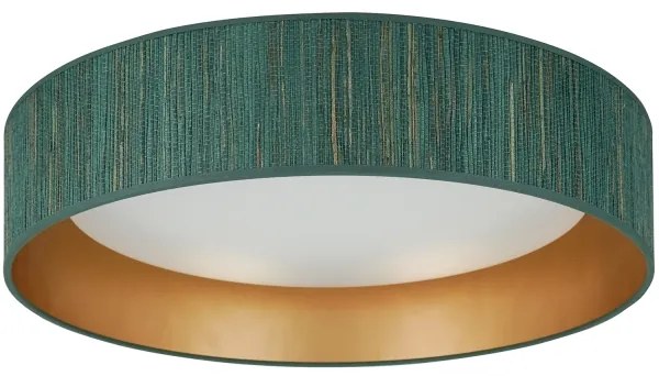 Brilagi - LED mennyezeti lámpa BOSTON ROLLER LED/24W/230V Ø45 cm zöld/arany