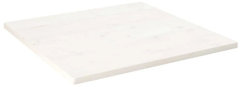 fehér tömör fenyőfa ovális asztallap 80x80x2,5 cm