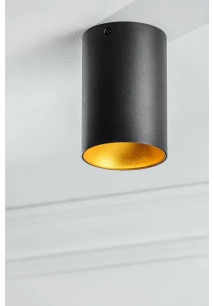 Lámpa Mennyezeti lámpatest TENSA, aluminium, 94x140 mm, IP20, GU10 max. 20W, kör, fekete