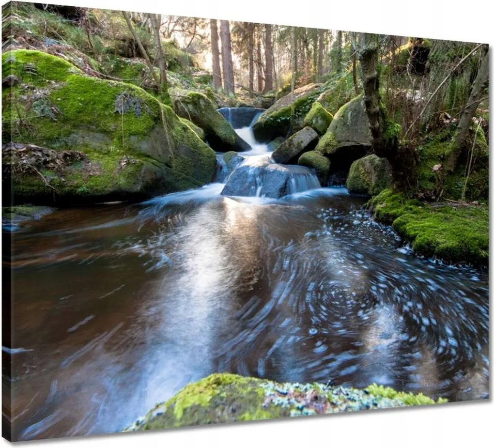 Vászonkép 50x40 Csendes folyószakasz