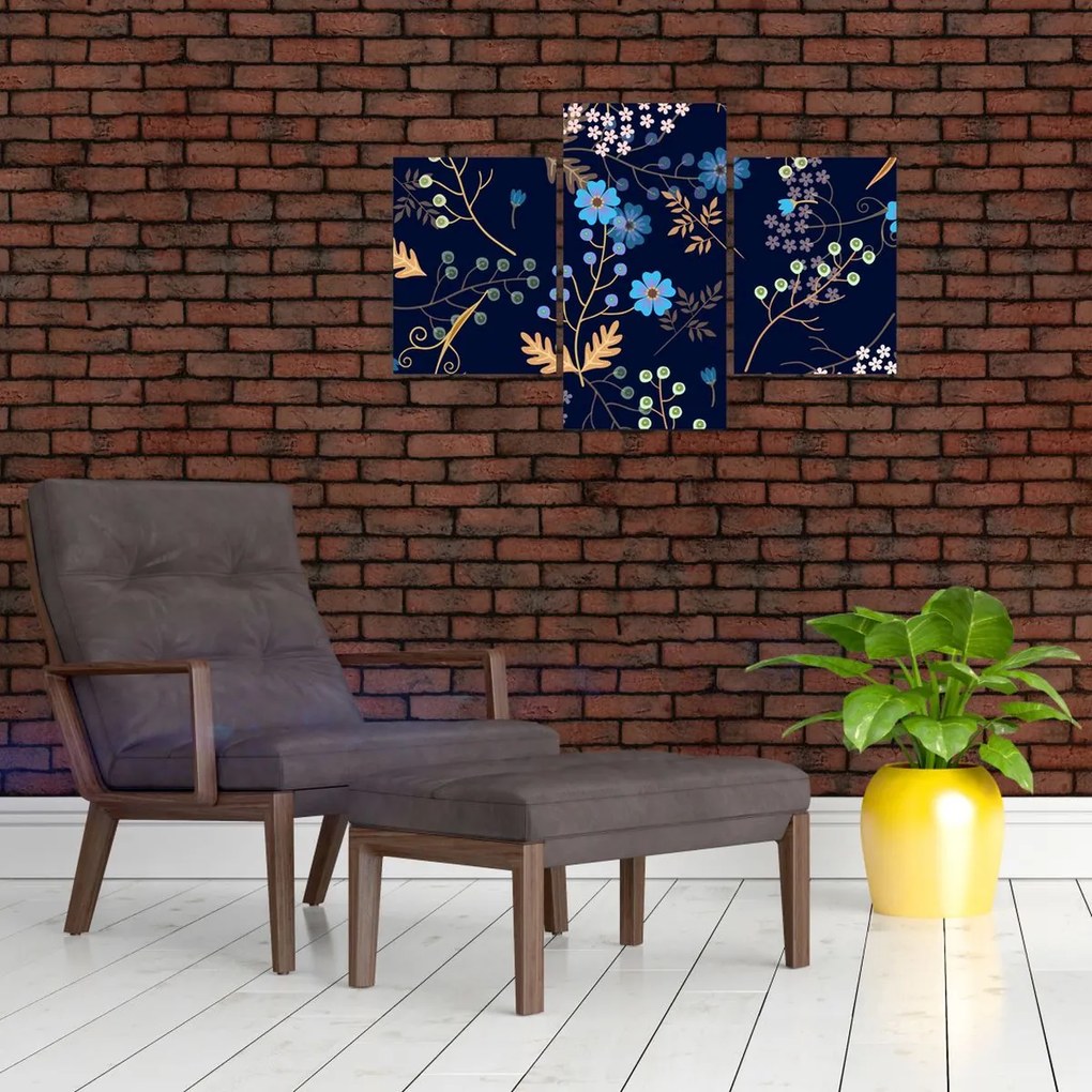Kép - Őszi virágok (90x60 cm)
