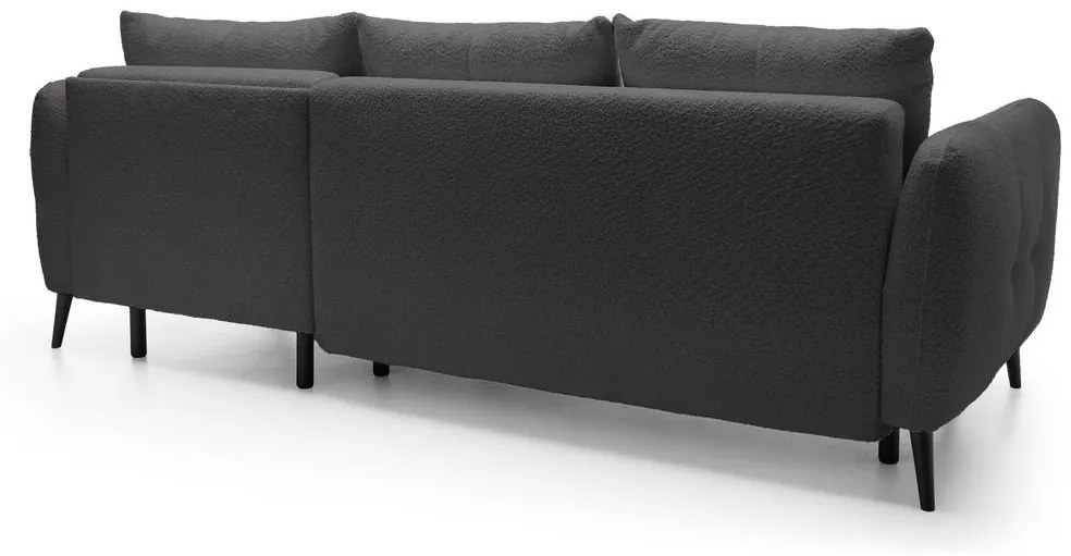 Sarokkanapé Odysea (J) (szürke + fekete) . 1100429