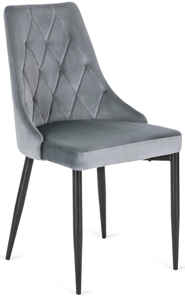 Szürke Bársony Étkezőszék CORK