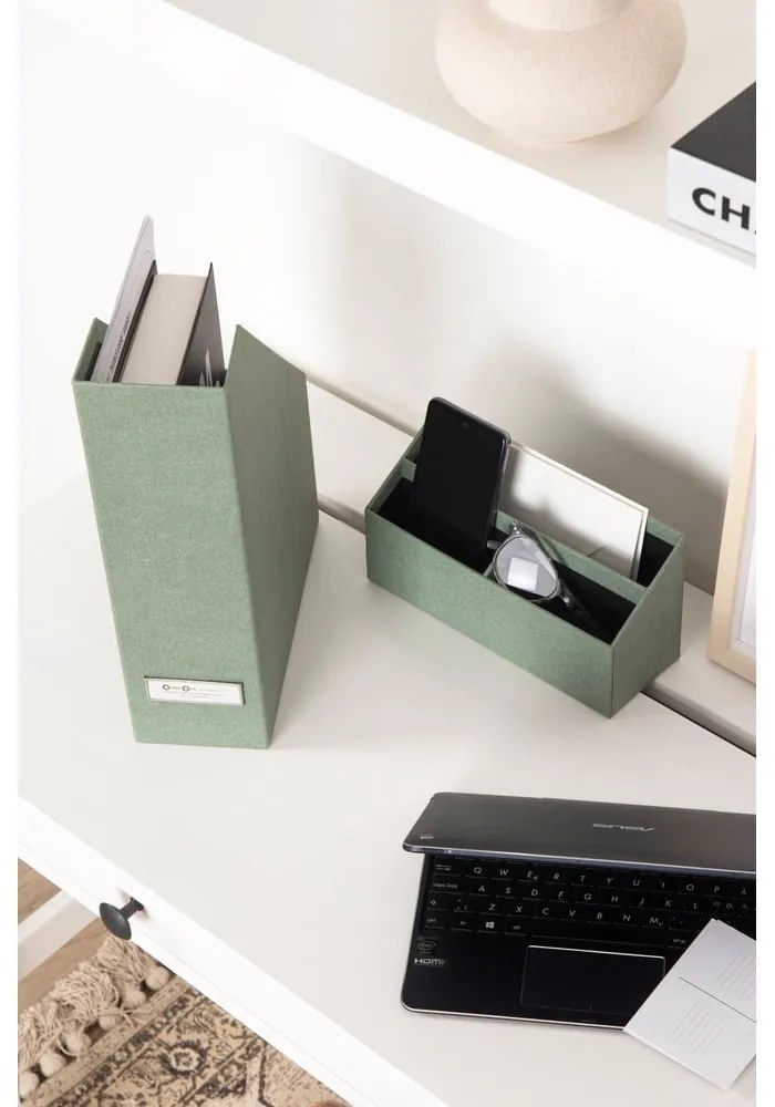 Karton rendszerező szett 4 db-os Hugo Canvas Paper Laminate – Bigso