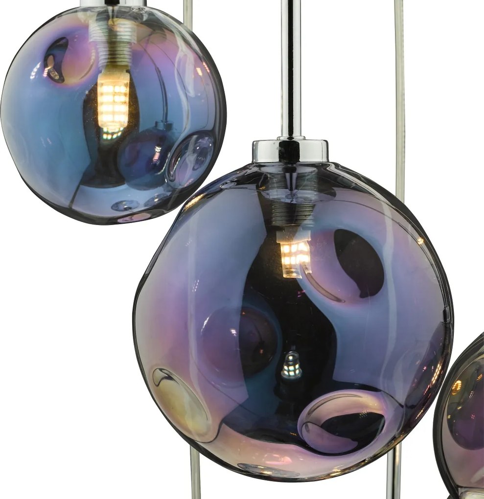 Dar Lighting modern függeszték mira csiszolt króm darmir0655