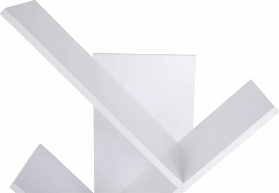 Könyvespolc, fehér, BAKI NEW TYP 2